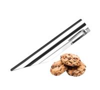 Ramasse miettes de Table INOX Courbé - grattoir à miettes de painn |Accessoires Restaurant Manuel | Récupérateur de miettes de Restaurant en Acier Inoxydable | Outil de miettes Portable pour barmen