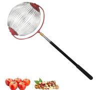 Ramasse Noix Avec Manche, Cueille Fruit Telescopique, Ramasse Pomme Au Sol, Collecteur De Noix, Rouleau Ramasses Noixs Acier Inoxydable, Outils Jardinage, Pour Pécan, Châtaignes, Pommes De Pin