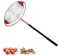 Ramasse Noix Avec Manche, Cueille Fruit Telescopique, Ramasse Pomme Au Sol, Collecteur De Noix, Rouleau Ramasses Noixs Acier Inoxydable, Outils Jardinage, Pour Pécan, Châtaignes, Pommes De Pin