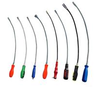 Ramasseur Magnétique Télescopique en Acier - Tige Récupérateur Aimantée Flexible avec pour lumière LED 58cm(530mm Blue)