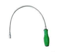 Ramasseur Magnétique Télescopique en Acier - Tige Récupérateur Aimantée Flexible avec pour lumière LED 58cm(530mm Green)