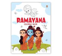Ramayana Coloring Book: An Interactive Ramayana Story and Coloring Book for Kids, Includes Number Coloring, Dot-to-dot, Tracing & Copy-color Activities