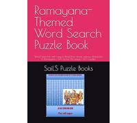 Ramayana-Themed Word Search Puzzle Book: Word Searches with Easy to Read Print about various characters in Ramayana | 6x9 inches, 86 pages | 40+ puzzles