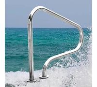 Rambarde de Piscine en Acier Inoxydable - Rambarde de Marche d'échelle de Piscine de 31,49 Pouces avec poignées pour Une entrée Facile et sûre dans la Piscine, idéale pour Le Soutien de sécu