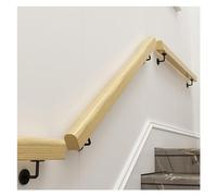 Rambarde d'escalier antidérapante personnalisable avec espacement mural de 1,2 po, de 2 pi à 30 pi pour la sécurité dans les lofts, les bars et les écoles maternelles - Kit complet de suppor