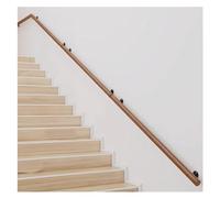 Rambarde d'escalier intérieure - Kit de barres de support antidérapantes de sécurité murales en bois pour écoles maternelles, bars, lofts - Disponible en longueurs de 2 pi à 20 pi (5,7 m/18,