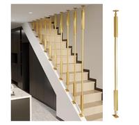 Rambarde d'escalier métallique à Angle réglable, Poteau de Protection antichute Monobloc pour Bar de loft d'appartement, rambarde latérale en Fer forgé (diamètre, Hauteur 52 pouces/132 cm).