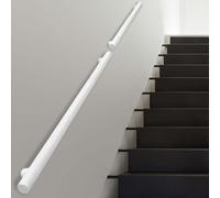 Rambarde d'escalier murale en acier inoxydable, kit de support pour main courante d'escalier intérieur/extérieur, barre de maintien antidérapante.(200cm)