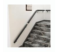 Rambarde d'escalier Murale, Rampe d'escalier en métal Robuste de 30 à 180 cm, capacité de Charge de 200 kg, kit de rambarde intérieure en Aluminium antidérapant pour escaliers, terrasses, me