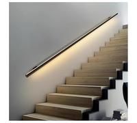 Rambarde d'escalier Murale, Rampe d'escalier LED - Applique Murale en Alliage d'aluminium avec détecteur de Mouvement, Rampe Lumineuse extérieure/intérieure pour terrasses et escaliers, 0,5