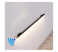 Rambarde d'escalier Murale, Rampe LED avec éclairage à détecteur de Mouvement - Rambarde d'escalier intérieure Murale pour Personnes âgées et Enfants, 1,5 m (4,92 pi) - Éclairage de Couloir