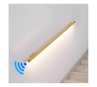 Rambarde d'escalier Murale, rampes LED avec éclairage à détecteur de Mouvement - Rambarde d'escalier intérieure Murale pour Personnes âgées et Enfants, éclairage de Couloir de Villa de 1,5 m