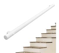 Rambarde d'escalier pour kit de rampe de 30 à 600 cm, antidérapante, style industriel, en métal, pour fixation murale intérieure et extérieure.(250cm)