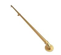 Rambarde d'escalier, Rampe extérieure, Garde-Corps pour escalier de Jardin, kit de Support pour Rampe d'escalier intérieure et extérieure de 1,5 m, 2,5 m, 3, 4,5 m et 6 m, Fixation