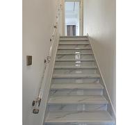 Rambarde Transparente De 50 Mm Pour Escaliers (10, 8, 7, 6, 5, 4, 3, 2 M), Robuste, Fixation Murale Pour La Sécurité Des Personnes Âgées, Des Enfants, Des Adultes Et Des Personnes Handicapées, Avec S