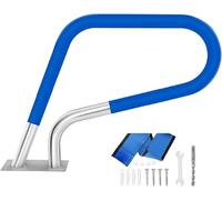 Rambardes de Piscine en Acier Inoxydable, rambardes de sécurité pour Piscine, Bases à Installation Rapide, Accessoires faciles à Installer et Supports Robustes pour Bord de Piscine.