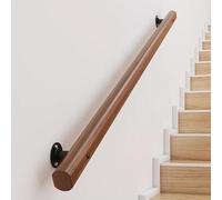 Rambardes d'escalier intérieures en bois, rampes de sécurité for escaliers (taille : 100 cm/3,28 pieds)(80 cm/2.62 ft)