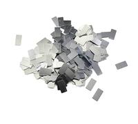 RAMBEX 100 Pièces Feuille De Fer Ronde Ultra-Mince, Pâte De Feuille De Fer D'épaisseur 0.3mm 0.5mm 1.0mm, Petite Feuille De Fer Rectangulaire À Utiliser avec des Aimants (Color : 20x10x0.3mm 100pcs)