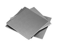 RAMBEX Plaque carrée en Acier Inoxydable, Plaque polie en métal brossé Plat de 50x50mm-500x500mm d'épaisseur 0.5mm (Color : 100mm*100mm*0.5mm 4pcs)