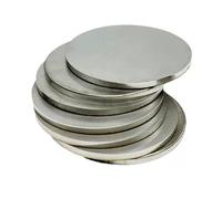 RAMBEX Plaque Ronde En Acier Inoxydable 316L De 4mm D'épaisseur, Disque Circulaire En Feuille De Diamètre 50mm 100 150 250 300mm, Disque Rond (Size : 50mm*4mm(4pcs))