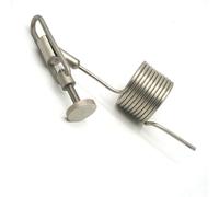 RAMBEX Vanne D'échantillon TC 1.5 ", Vanne D'échantillon De Brassage À Pince Sanitaire en Acier Inoxydable 304, Fermenteur Conique Homebrew, 1 Pièce (Color : Sample Coil)