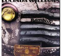 Lucinda Williams – Ramblin' – Vinyle 12" transparent – Éd. limitée (Import UK) – Victrola