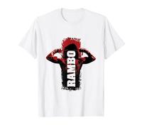 Rambo III Bandeau Anti-Transpiration T-Shirt, Homme, Blanc, M