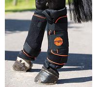 Rambo Ionic Therapy Horse Boot Extra Full Size Black Orange