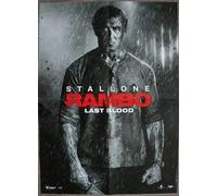 Rambo Last Blood Affiche Cinéma Originale (Format 160 x 120 cm Pliée) Sylvester Stallone 2019