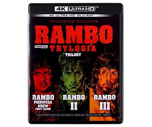 Rambo Trilogy: Rambo First Blood / Rambo II / Rambo III 3xBlu-Ray 4K [Region Free] (IMPORT) (Pas de version française)