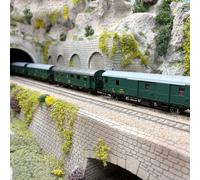 Rame de 4 voitures, 2CL + fourgon, CSD, Ep. IV - ROCO 6200088 - HO 1/87