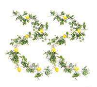 Rameau Citron Fake 200cm Centre de Table pour fête Été Rameau(Style C) | Soie , aspect réaliste, 200cm de longueur, pour idéal mariage, pour fête d'été