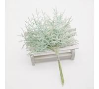 Rameau Pin Plastique 15cm Pour Couronne Rameau Pin Plastique(Green) | Couleur or éclatant, tige en fer pour robuste, pour idéal pour couronnes, guirlandes et décorations de pour porte d'entrée