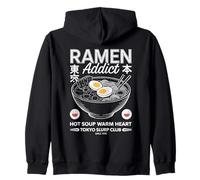Ramen Addict Tokyo Slurp Club Noodle Lover Art Back Sweat à Capuche