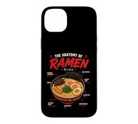 Ramen Anatomie Nouilles Japonaises Aliments Art Illustration Coque pour iPhone 14 Plus
