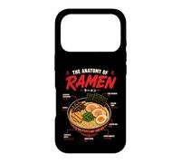 Ramen Anatomie Nouilles Japonaises Aliments Art Illustration Coque pour iPhone 17 Pro