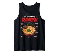 Ramen Anatomie Nouilles Japonaises Aliments Art Illustration Débardeur