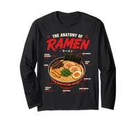 Ramen Anatomie Nouilles Japonaises Aliments Art Illustration Manche Longue