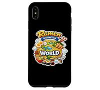 Ramen Around The World, Amateur de Nouilles, Voyageur et Blogueur de Voyage Coque pour iPhone XS Max
