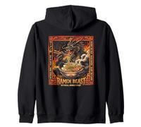Ramen Beast Mythical Noodle Feast Dragon Ramen Sweat à Capuche