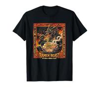 Ramen Beast Mythical Noodle Feast Dragon Ramen T-Shirt