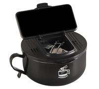 Ramen Bowl Noodle Pot - Récipient alimentaire instantané, boîte à lunch en acier inoxydable | Poignée de bol de stockage avec isolation thermique Design du couvercle Solution de cuisson pratique