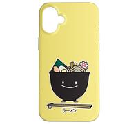 Ramen Bowl Nouilles Baguettes algues Soupe Char siu Porc Coque pour iPhone 16 Plus