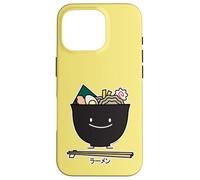 Ramen Bowl Nouilles Baguettes algues Soupe Char siu Porc Coque pour iPhone 16 Pro
