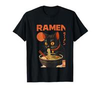 Ramen Cat - T-Shirt Vintage Japanese Noodle Lover T-Shirt