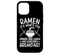 Ramen C'est Quoi pour Le dîner et Parfois Le Petit déjeuner Coque pour iPhone 12/12 Pro
