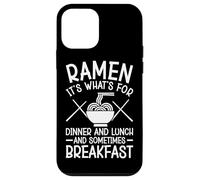 Ramen C'est Quoi pour Le dîner et Parfois Le Petit déjeuner Coque pour iPhone 12 Mini