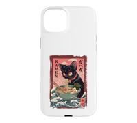 Ramen Chat Kawaii Y2K - Anime Manga Japon Rétro Design Coque pour iPhone 15 Plus