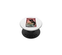 Ramen Chat Kawaii Y2K - Anime Manga Japon Rétro Design PopSockets PopGrip Adhésif