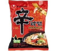 Ramen coréenne Nong Shim Shin Ramyun Très Epicé 120 g (lot de 10)
